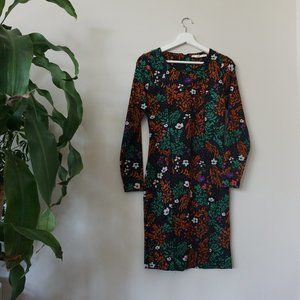 Pencil dress floral design